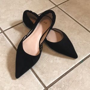 Black d’orsay flats - EUC